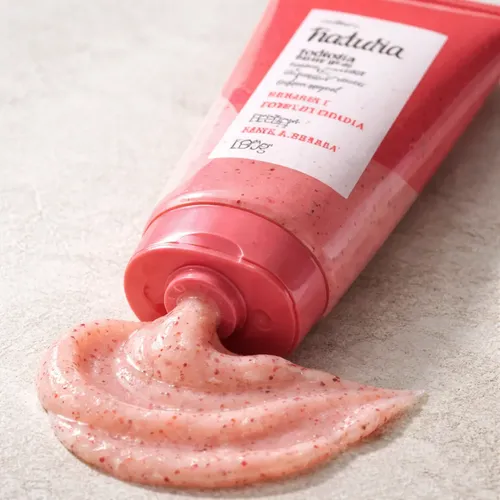 Exfoliante Corpo Frutilla Y Vainilla Dorada Tododia Natura