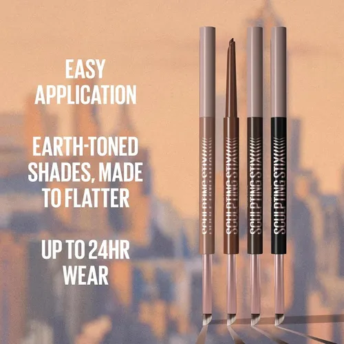 Lápiz Delineador 2 En 1 Maybelline Black Blur