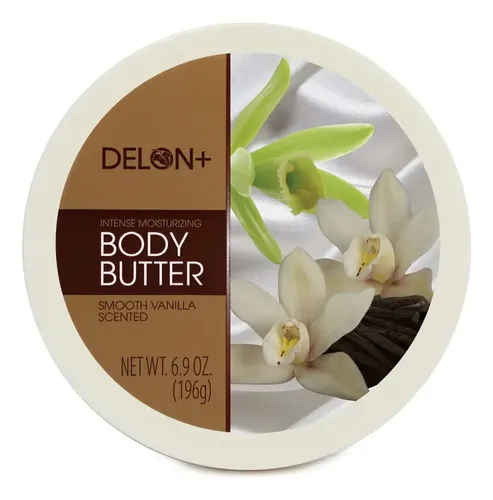 Manteca Corporal Delon Intense Hidratante Suave Vainilla 4x
