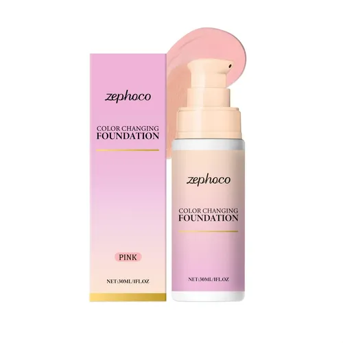 Crema Base Correctora Zephoco Pink Que Cambia La Temperatura