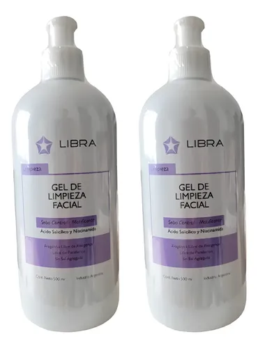 Gel De Limpieza Facial Sebo Control X2 500gr Libra Cosmetica