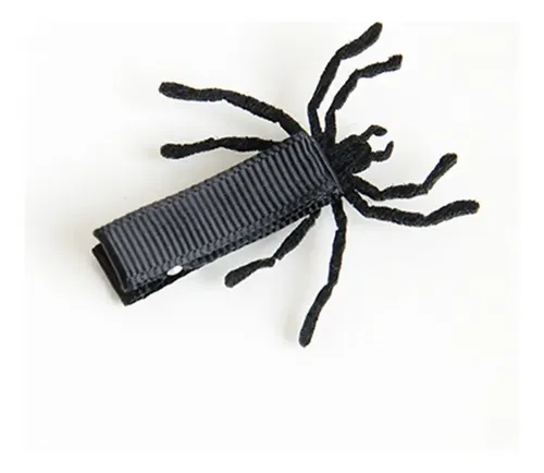 Pinza De Pelo Gótica Con Forma De Araña Negra For Niña, Con