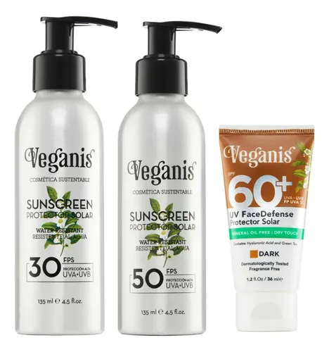 Kit Veganis Protección Familiar Corporal Facial Sin Tacc 3u