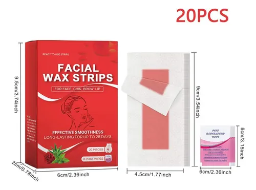 Tiras De Cera Para Cara Cera Depilatoria Depilación Facial