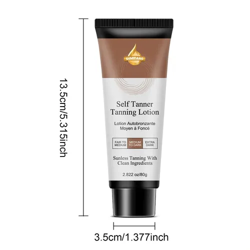 Loción Autobronceadora Natural, Suave Y Limpia