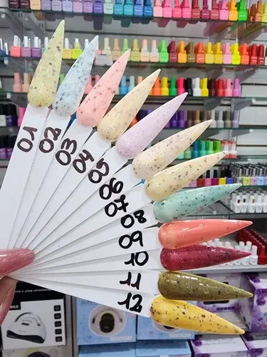 Gel Uñas Semipermante Charm Limit Efecto Yogur Uv Cabina X12