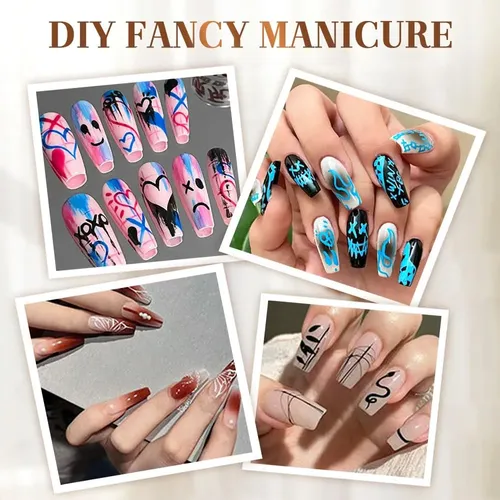 Nail Art Pens Set, Nail Art Markers Doodle Pen For Kids