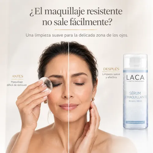 Serum Desmaquillante Ojos Labios Piel Sensible Laca Pack X2