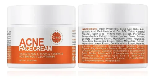 Crema Facial Antiacné Apta Para Todo Tipo De Piel Sensible.