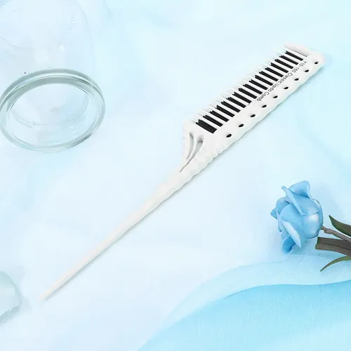 Peineta Ligera Y Blanca Para Peinar El Cabello, Suministros  White