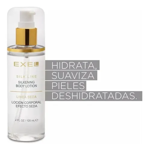 Locion Corporal Efecto Cuerpo De Seda Exel Por 120ml Hidrata