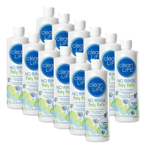 Productos Cleanlife Para Baño Corporal Sin Enjuague, 473 Ml,