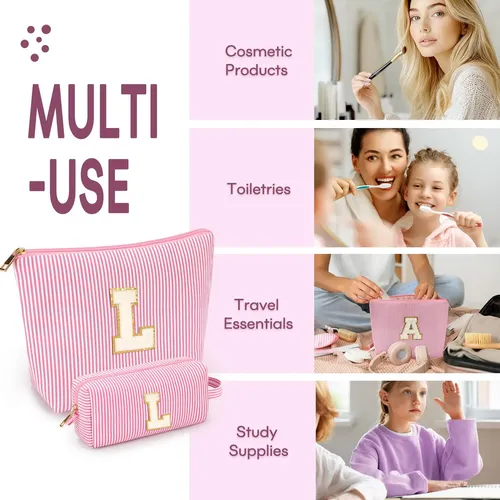 Set De Bolsitas De Maquillaje Mibasies Pink L Para Mujer Y N