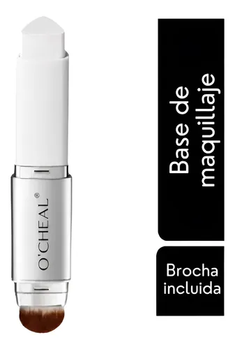 Base Facial En Barra Acabado Natural Uniforme Con Brocha