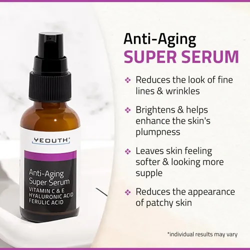 Sérum Facial Yeouth Antienvejecimiento Con Ácido Hialurónico