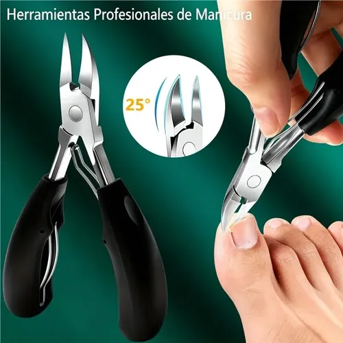 Set De Cortauñas De Acero Inoxidable 7 Piezas