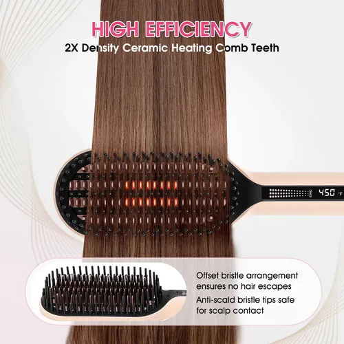 Plancha De Pelo Arasyleon Ionic Pink 5 Temp
