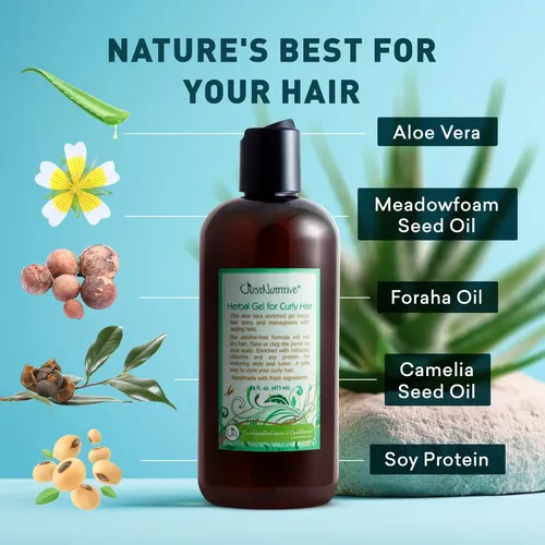 Gel Para El Cabello Just Nutritive Herbal Para Cabello Rizad
