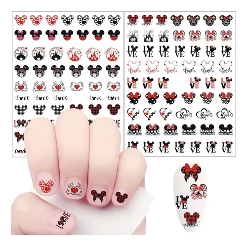 Lindo Nail Art Pegatinas Y Calcomanías – Valentín Corazón De