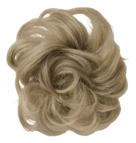 Rodete Colita De Pelo Extensión Premium Simil Natural
