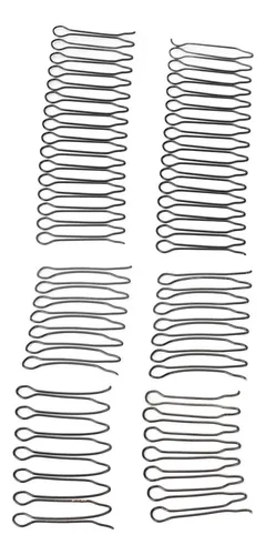 Juego De 3 Peinetas Con Pinzas Para El Cabello Twist Fashion