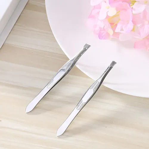 Pinza Para Cejas De Acero Inoxidable, Pinzas Para Depilar Ce