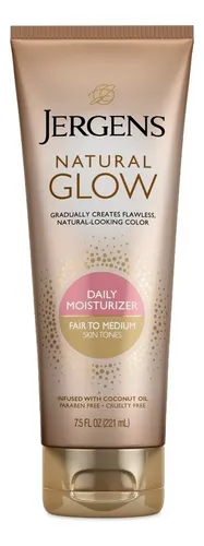 Jergens Natural Glow Loción Autobronceante Claros A Medios