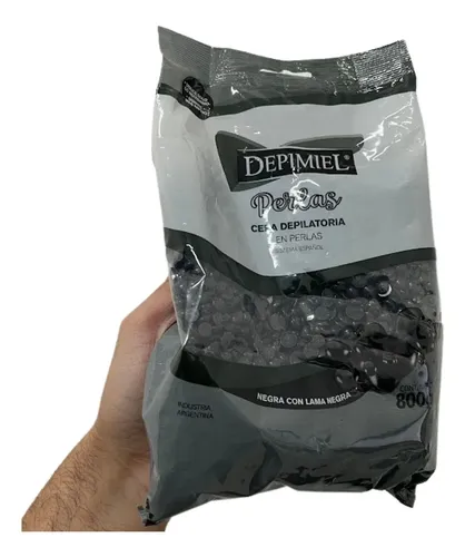 Cera Depilatoria Negra En Perlas Depimiel 800g