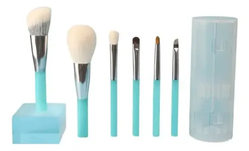 Set Brocha Para Maquillaje Enrollable X6 Pcs