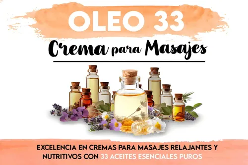 Oleo 33 Crema Para Masajes 1kg Nutritiva Hidratante Belgrano