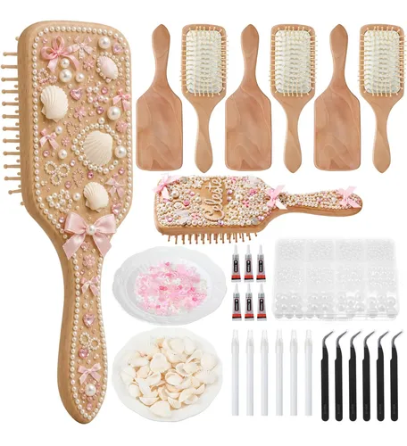 Juego De 6 Juegos De Cepillos Para El Cabello Acellegic, 25