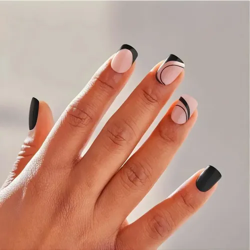 Uñas postizas Kiss impress wider fit negro