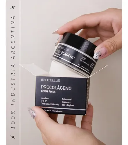 Crema Facial Procolágeno Firmeza Hidratación 50g Biobellus