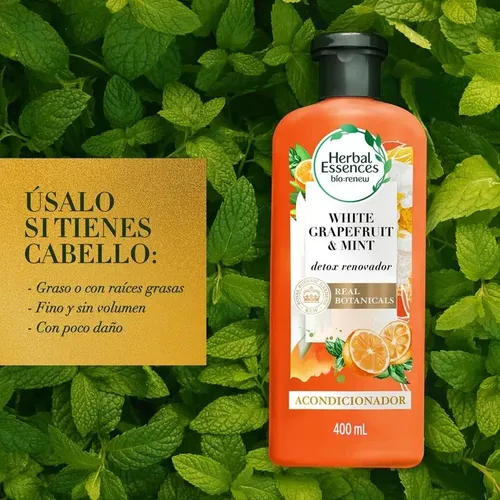 Acondicionador Herbal Essences Grapefruit And Mint X 400 Ml