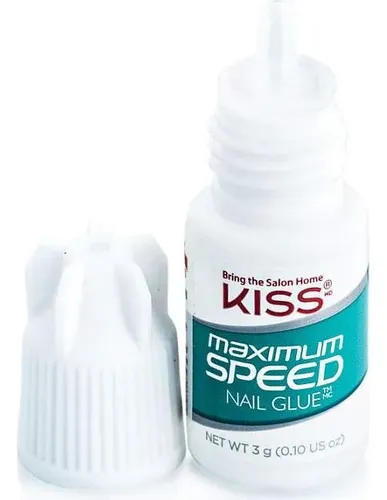 Pegamento De Uñas Kiss Maximum Speed 6 Unid