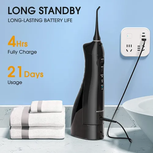 Hangsun Hilo Dental De Agua Para Los Dientes Inalámbrico…