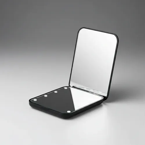 Espejo De Maquillaje Mini Con Luz Led Facil Transportar