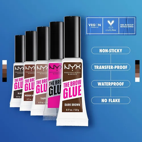 Nyx Gel Fijador Para Cejas The Brow Glue Transparente 5 G