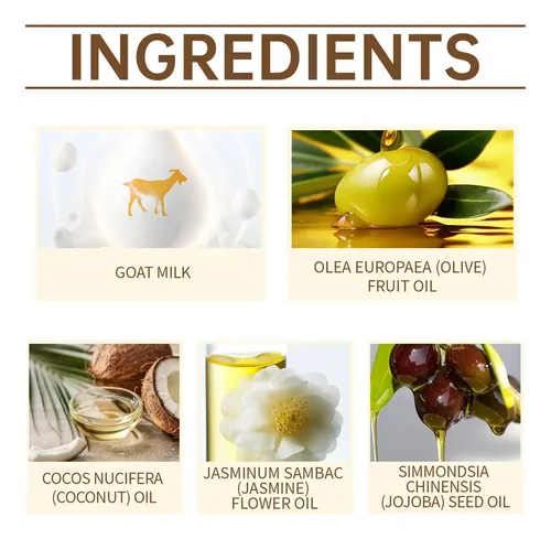 Jabón Blanqueador De Leche De Cabra For Hombres Y Mujeres .