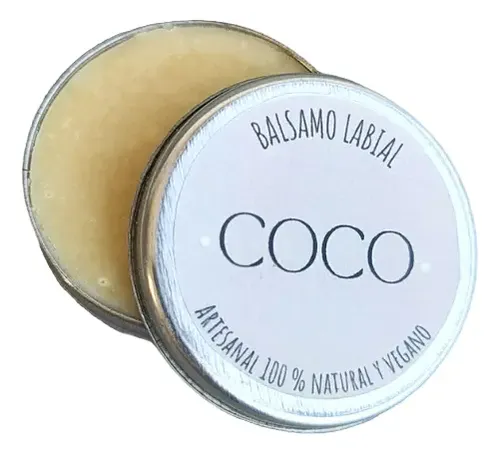 Protector Labial Bálsamo Sabor Coco Natural Cacao Humecta