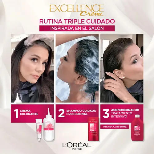 Kit De Coloración Excellence Creme L’oréal Paris Tono Tono 6.1 Rubio Oscuro Ceniza