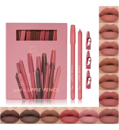 Espoce Set De Delineadores De Labios Mate 12 Piezas
