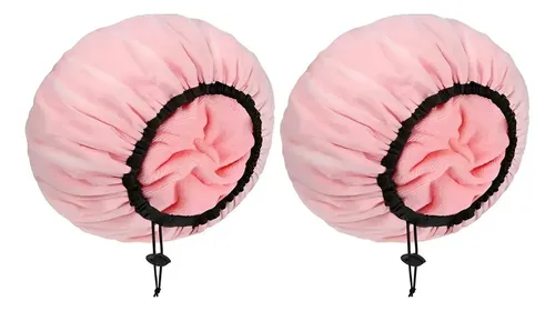 2 Gorros De Ducha Con Forro De Felpa Para Mujer .