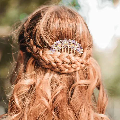 Peineta De Pedrería Para Cabello Accesorio 4792953