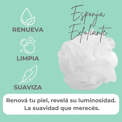 Kit Baño Cepillo Esponja Jabones Perfumina Aroma Jazmín R34