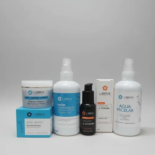Kit Skincare Rutina Piel Seca Micelar Vitami Nutrición Libra