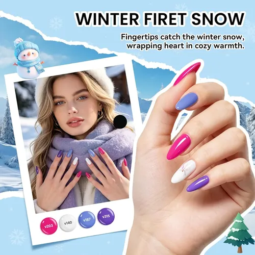 Set 24 Esmaltes Gel Colores Verano Con Base Y Top Coat