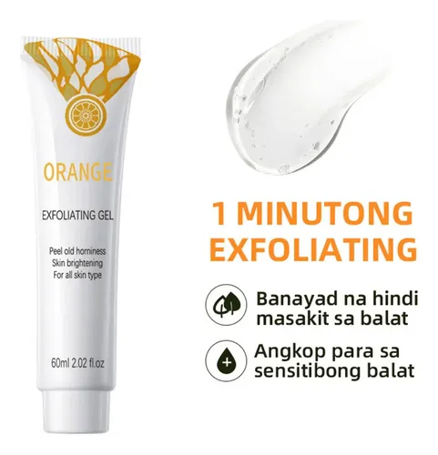 Exfoliante Corporal, Crema, Gel Para Citas, Exfoliante Facia Orange