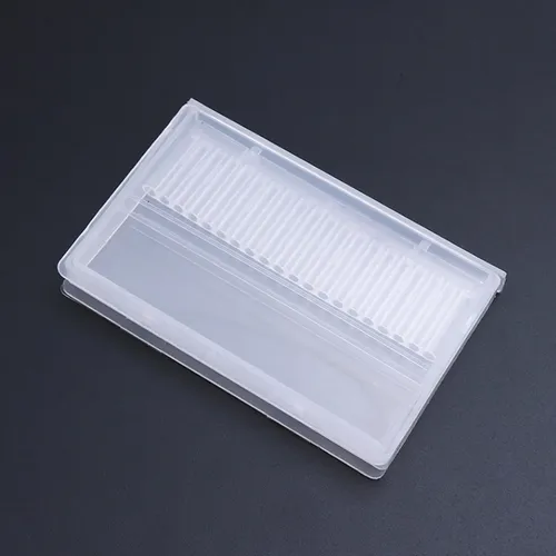 Caja Transparente De Brocas Para Limas De 3/32 Pulgadas