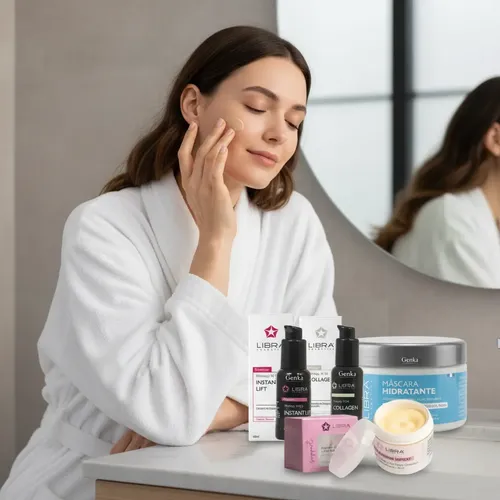 Kit Skincare Piel Madura Booster Instant Mascara Age Libra